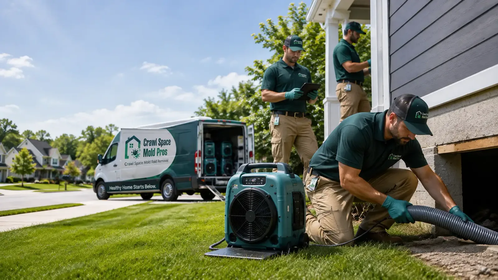 Crawl Space Mold Removal in Siren, WI